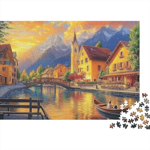 Das prächtige Schloss, lustiges Lernspiel, herausforderndes Spielzeug für Männer und Frauen, 1000 Stück (75 x 50 cm) von CKMSMCS