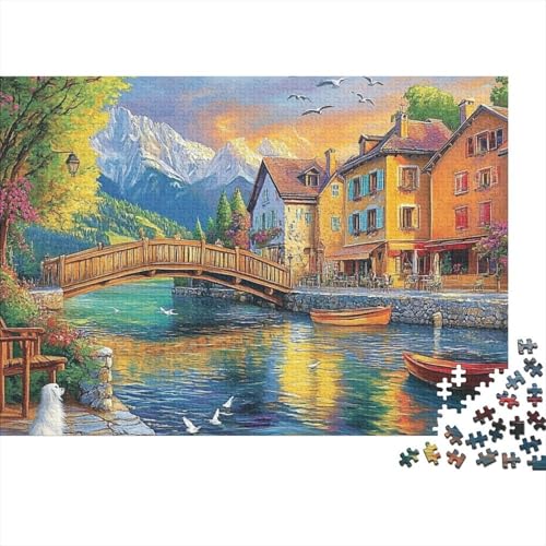 Das prächtige Schloss, lustiges Lernspiel, herausforderndes Spielzeug für Männer und Frauen, 1000 Stück (75 x 50 cm) von CKMSMCS