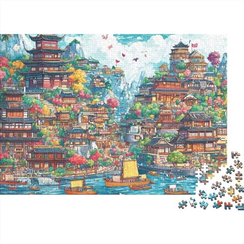 Das prächtige Schloss, lustiges Lernspiel, herausforderndes Spielzeug für Männer und Frauen, 300 Stück (40 x 28 cm) von CKMSMCS