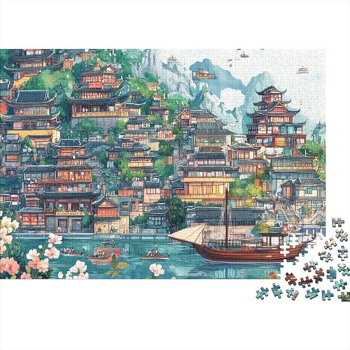 Das prächtige Schloss, lustiges Lernspiel, herausforderndes Spielzeug für Männer und Frauen, 300 Stück (40 x 28 cm) von CKMSMCS