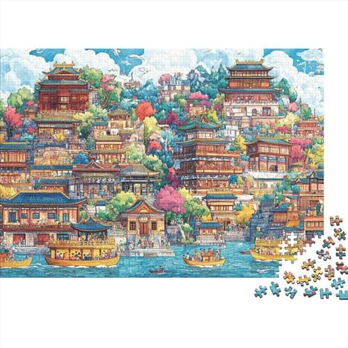 Das prächtige Schloss, lustiges Lernspiel, herausforderndes Spielzeug für Männer und Frauen, 500 Stück (52 x 38 cm) von CKMSMCS