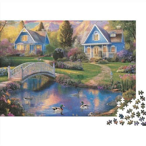 Das prächtige Schloss, pädagogisches Puzzlespiel, geeignet für die Heimdekoration, relativ schwierig, 300 Teile (40 x 28 cm) von CKMSMCS