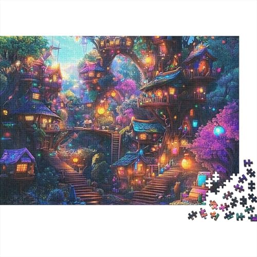 Das prächtige Schloss, pädagogisches Puzzlespiel, geeignet für die Heimdekoration, relativ schwierig, 500 Teile (52 x 38 cm) von CKMSMCS