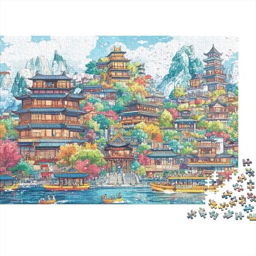Das prächtige Schloss, pädagogisches Puzzlespiel für Erwachsene ab 12 Jahren, geeignet für Familienunterhaltung, 300 Teile (40 x 28 cm) von CKMSMCS