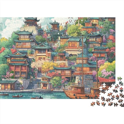 Das prächtige Schloss, pädagogisches Puzzlespiel für Erwachsene ab 12 Jahren, geeignet für Familienunterhaltung, 500 Teile (52 x 38 cm) von CKMSMCS