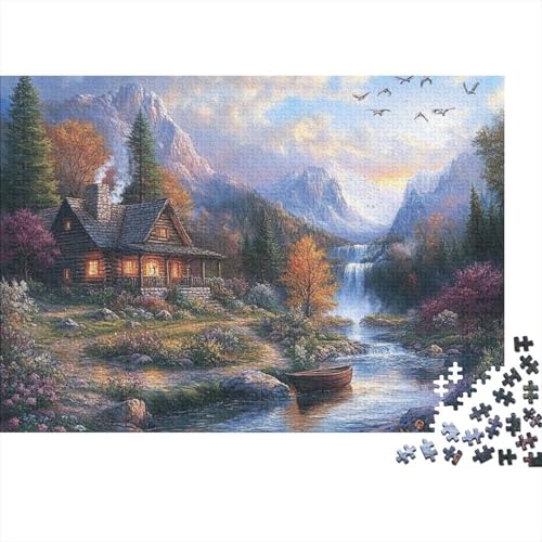 Das prächtige Schloss, unterhaltsame und lehrreiche Familienspiele, geeignet für Kinder und Erwachsene, hoher Schwierigkeitsgrad, 1000 Teile (75 x 50 cm) von CKMSMCS