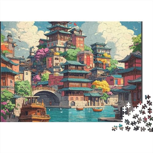 Das prächtige Schloss. EIN einzigartiges und kreatives Spiel, das herausfordernd und unterhaltsam ist. 1000 Teile (75 x 50 cm) von CKMSMCS