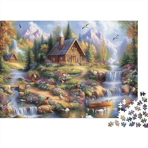 Das prächtige Schloss. EIN einzigartiges und kreatives Spiel, das herausfordernd und unterhaltsam ist. 500 Teile (52 x 38 cm) von CKMSMCS