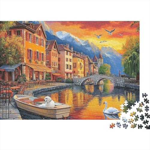 Das prächtige Schloss. Geeignet für Erwachsene und Kinder. Kreatives Spiel. Extrem schwierig. Anspruchsvoll zu vervollständigen. 500 Teile (52 x 38 cm). von CKMSMCS