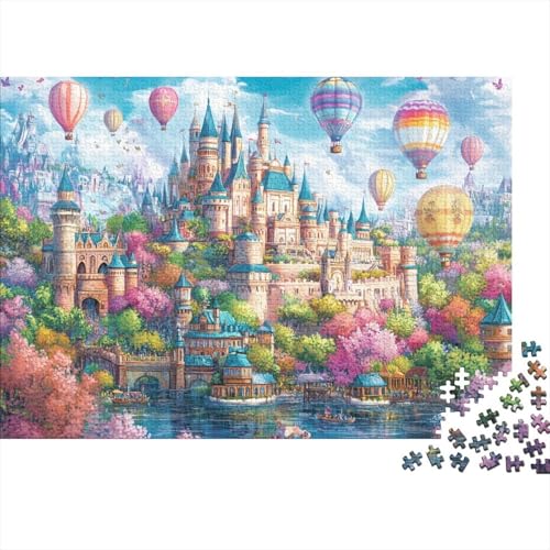 Das prächtige Schloss. Lernspiele für Kinder ab 14 Jahren. Familienunterhaltung. Herausforderungen mit hohem Schwierigkeitsgrad. 1000 Teile (75 x 50 cm). von CKMSMCS