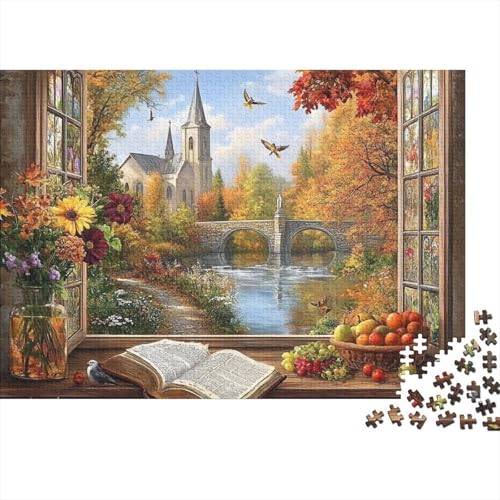 Das prächtige Schloss. Lernspiele für Kinder ab 14 Jahren. Familienunterhaltung. Herausforderungen mit hohem Schwierigkeitsgrad. 1000 Teile (75 x 50 cm). von CKMSMCS