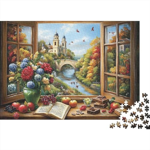 Das prächtige Schloss. Lernspiele für Kinder ab 14 Jahren. Familienunterhaltung. Herausforderungen mit hohem Schwierigkeitsgrad. 1000 Teile (75 x 50 cm). von CKMSMCS