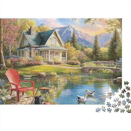 Das prächtige Schloss. Lernspiele für Kinder ab 14 Jahren. Familienunterhaltung. Herausforderungen mit hohem Schwierigkeitsgrad. 1000 Teile (75 x 50 cm). von CKMSMCS