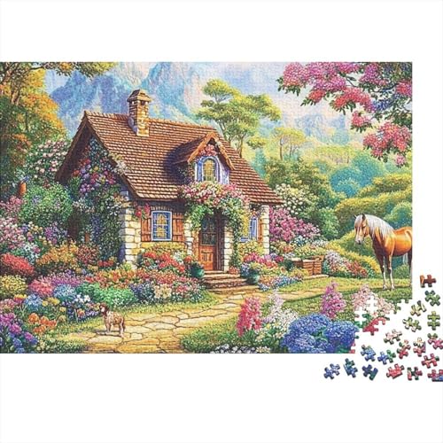 Das prächtige Schloss. Lernspiele für Kinder ab 14 Jahren. Familienunterhaltung. Herausforderungen mit hohem Schwierigkeitsgrad. 1000 Teile (75 x 50 cm). von CKMSMCS