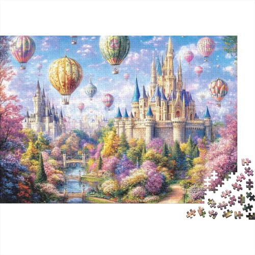 Das prächtige Schloss. Lernspiele für Kinder ab 14 Jahren. Familienunterhaltung. Herausforderungen mit hohem Schwierigkeitsgrad. 1000 Teile (75 x 50 cm). von CKMSMCS