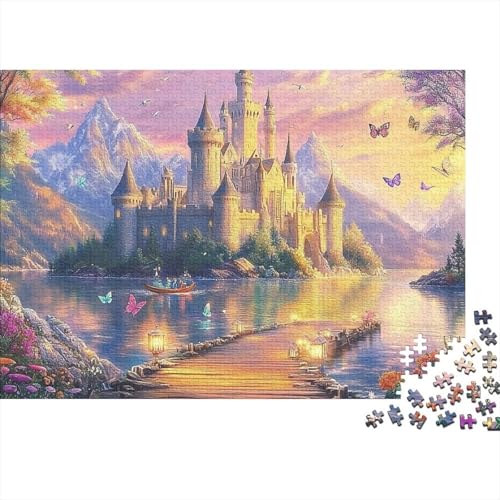 Das prächtige Schloss. Lernspiele für Kinder ab 14 Jahren. Familienunterhaltung. Herausforderungen mit hohem Schwierigkeitsgrad. 300 Teile (40 x 28 cm). von CKMSMCS