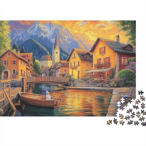 Das prächtige Schloss. Lernspiele für Kinder ab 14 Jahren. Familienunterhaltung. Herausforderungen mit hohem Schwierigkeitsgrad. 500 Teile (52 x 38 cm). von CKMSMCS