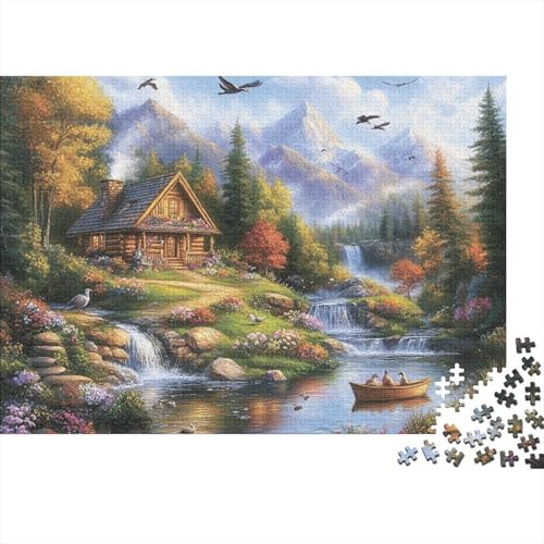 Das prächtige Schloss. Puzzlespiele für Mädchen und Jungen. Sehr interessant und schwierig. 1000 Teile (75 x 50 cm). von CKMSMCS