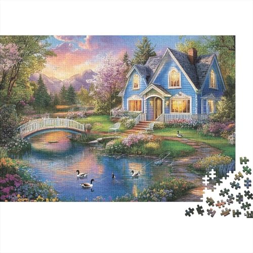 Das prächtige Schloss. Puzzlespiele für Mädchen und Jungen. Sehr interessant und schwierig. 500 Teile (52 x 38 cm). von CKMSMCS