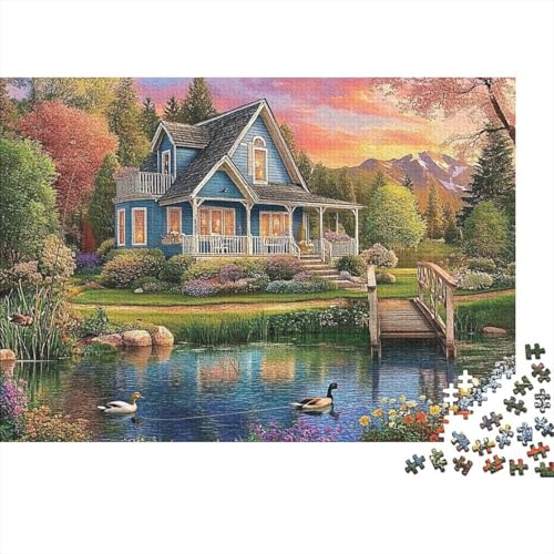 Das prächtige Schloss. Sehr interessantes Puzzlespiel, geeignet für Familienunterhaltung. Anspruchsvoll, 1000 Teile (75 x 50 cm). von CKMSMCS