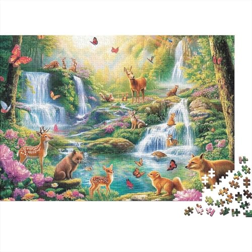Entzückende Tiere, Lernspiel, Herausforderung, Spielzeug, Geschenke, Puzzles für Erwachsene und Kinder ab 14 Jahren, 300 Teile (40 x 28 cm) von CKMSMCS