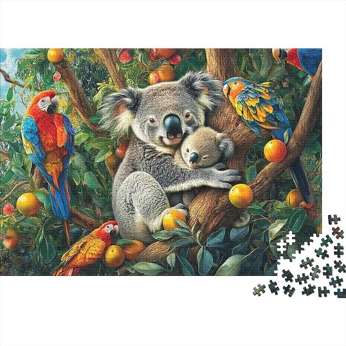 Entzückende Tiere, Lernspiel, Herausforderung, Spielzeug, Geschenke, Puzzles für Erwachsene und Kinder ab 14 Jahren, 500 Teile (52 x 38 cm) von CKMSMCS