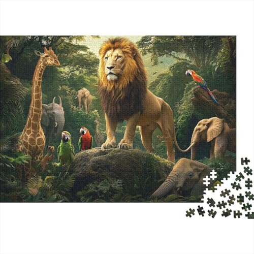 Entzückende Tiere, Lernspiel mit Tieren, geeignet für Familienunterhaltung, sehr interessant und schwierig, 300 Teile (40 x 28 cm) von CKMSMCS