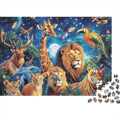 Entzückende Tiere, Lernspiel mit Tieren, geeignet für Kinder ab 10 Jahren und Erwachsene, interessant und herausfordernd, 500 Teile (52 x 38 cm) von CKMSMCS