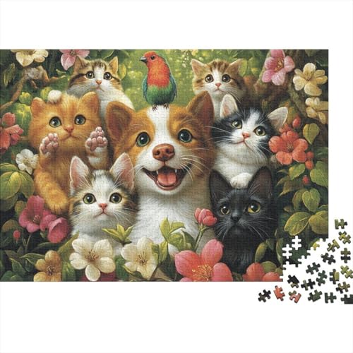 Entzückende Tiere, Lernspiel mit Tieren, geeignet für Kinder ab 10 Jahren und Erwachsene, interessant und herausfordernd, 500 Teile (52 x 38 cm) von CKMSMCS