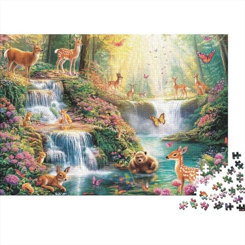 Entzückende Tiere, Lernspiel mit Tieren, geeignet für Kinder ab 10 Jahren und Erwachsene, interessant und herausfordernd, 500 Teile (52 x 38 cm) von CKMSMCS