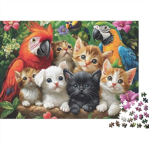 Entzückende Tiere, Lernspiel mit Tieren, geeignet für Kinder ab 10 Jahren und Erwachsene, interessant und herausfordernd, 500 Teile (52 x 38 cm) von CKMSMCS