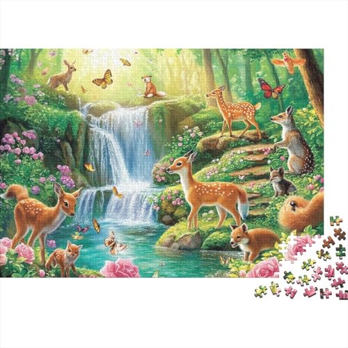 Entzückende Tiere, Lernspiele, Tiere, geeignet für Kinder und Jugendliche, sehr interessant und schwierig, 300 Teile (40 x 28 cm) von CKMSMCS