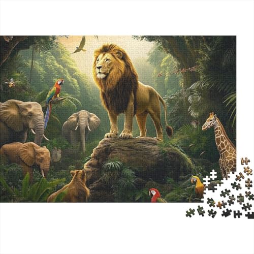 Entzückende Tiere, Lernspiele, anspruchsvolle Puzzlespiele, Geschenkideen für Frauen und Männer, 1000 Teile (75 x 50 cm) von CKMSMCS