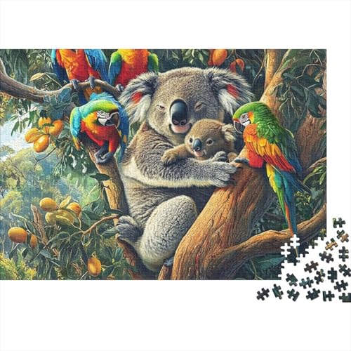 Entzückende Tiere, Lernspiele, anspruchsvolle Puzzlespiele, Geschenkideen für Frauen und Männer, 1000 Teile (75 x 50 cm) von CKMSMCS