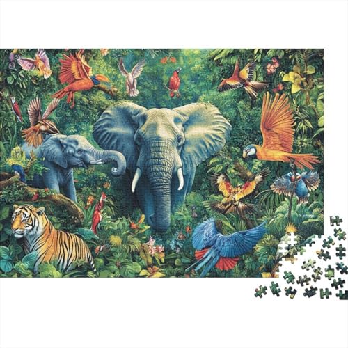 Entzückende Tiere, Lernspiele, anspruchsvolle Puzzlespiele, Geschenkideen für Frauen und Männer, 300 Teile (40 x 28 cm) von CKMSMCS