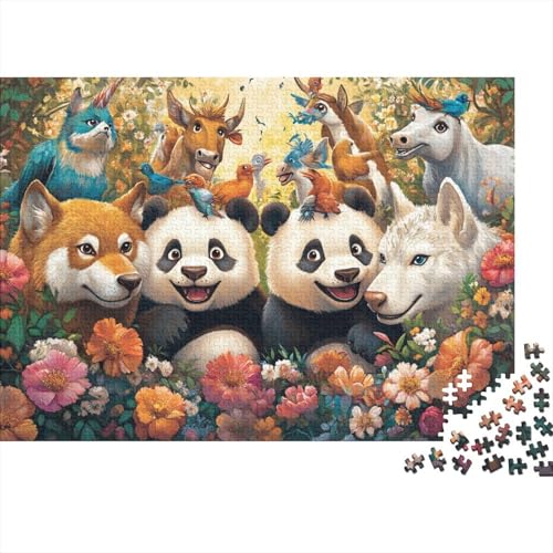 Entzückende Tiere, Lernspiele, anspruchsvolle Puzzlespiele, Geschenkideen für Frauen und Männer, 500 Teile (52 x 38 cm) von CKMSMCS