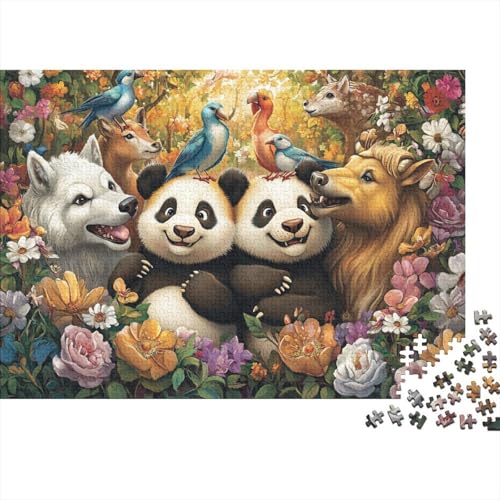 Entzückende Tiere, Lernspiele, anspruchsvolle Puzzlespiele, Geschenkideen für Frauen und Männer, 500 Teile (52 x 38 cm) von CKMSMCS