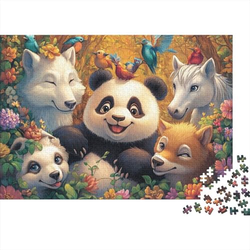 Entzückende Tiere, Lernspiele, anspruchsvolle Puzzlespiele, Geschenkideen für Frauen und Männer, 500 Teile (52 x 38 cm) von CKMSMCS