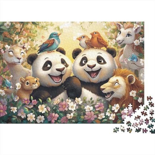 Entzückende Tiere, Lernspiele für Jungen und Mädchen, pädagogische Puzzlespiele, geeignet für Familienunterhaltung, sehr interessant, 1000 Teile (75 x 50 cm) von CKMSMCS