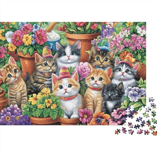 Entzückende Tiere, Tiere, Familienspaß, Lernspiele, geeignet für Kinder und Erwachsene, hoher Schwierigkeitsgrad, 300 Teile (40 x 28 cm) von CKMSMCS