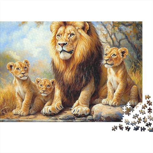 Entzückende Tiere, Tiere, Familienspaß, Lernspiele, geeignet für Kinder und Erwachsene, hoher Schwierigkeitsgrad, 500 Teile (52 x 38 cm) von CKMSMCS
