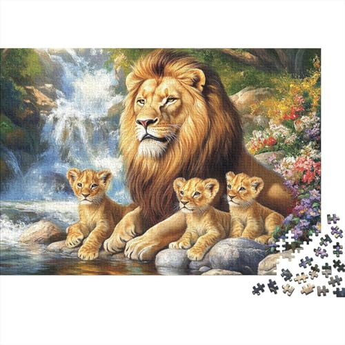 Entzückende Tiere, einzigartiges pädagogisches Puzzlespiel mit hohem Schwierigkeitsgrad, geeignet für Kinder und Erwachsene, 1000 Teile (75 x 50 cm) von CKMSMCS