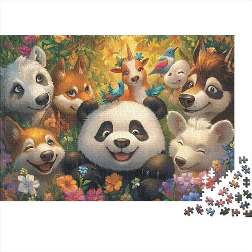 Entzückende Tiere, geeignet für Familienunterhaltung und lehrreiche Puzzlespiele, cool und lustig, super schwierig, 300 Stück (40 x 28 cm) von CKMSMCS
