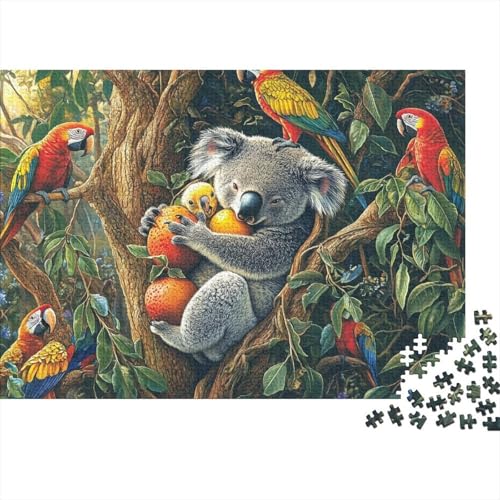 Entzückende Tiere, geeignet für Familienunterhaltung und lehrreiche Puzzlespiele, cool und lustig, super schwierig, 500 Teile (52 x 38 cm) von CKMSMCS