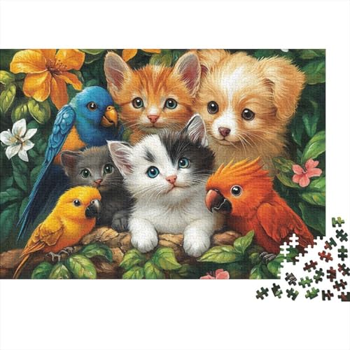 Entzückende Tiere, lustiges Lernspiel, herausforderndes Spielzeug für Männer und Frauen, 1000 Stück (75 x 50 cm) von CKMSMCS