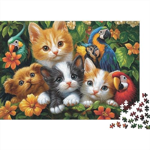 Entzückende Tiere, lustiges Lernspiel, herausforderndes Spielzeug für Männer und Frauen, 300 Stück (40 x 28 cm) von CKMSMCS