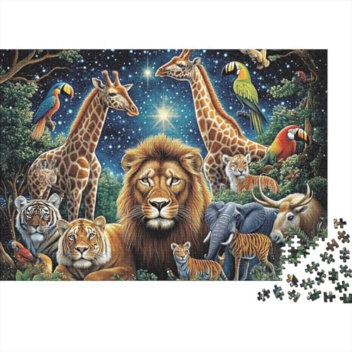 Entzückende Tiere, lustiges Lernspiel, herausforderndes Spielzeug für Männer und Frauen, 300 Stück (40 x 28 cm) von CKMSMCS
