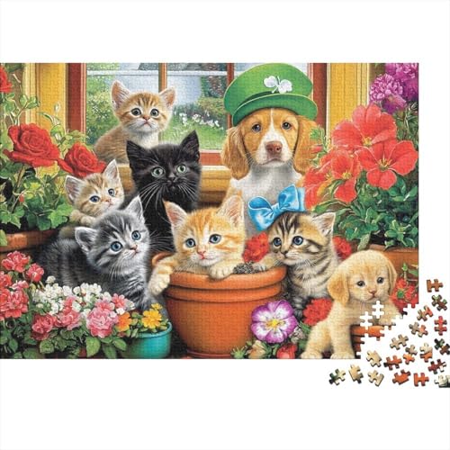 Entzückende Tiere, lustiges Lernspiel, herausforderndes Spielzeug für Männer und Frauen, 300 Stück (40 x 28 cm) von CKMSMCS