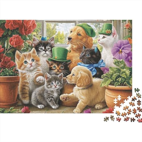 Entzückende Tiere, lustiges Lernspiel, herausforderndes Spielzeug für Männer und Frauen, 300 Stück (40 x 28 cm) von CKMSMCS