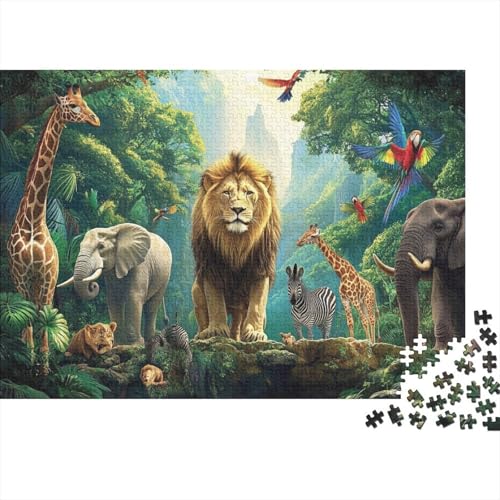 Entzückende Tiere, lustiges Lernspiel, herausforderndes Spielzeug für Männer und Frauen, 300 Stück (40 x 28 cm) von CKMSMCS